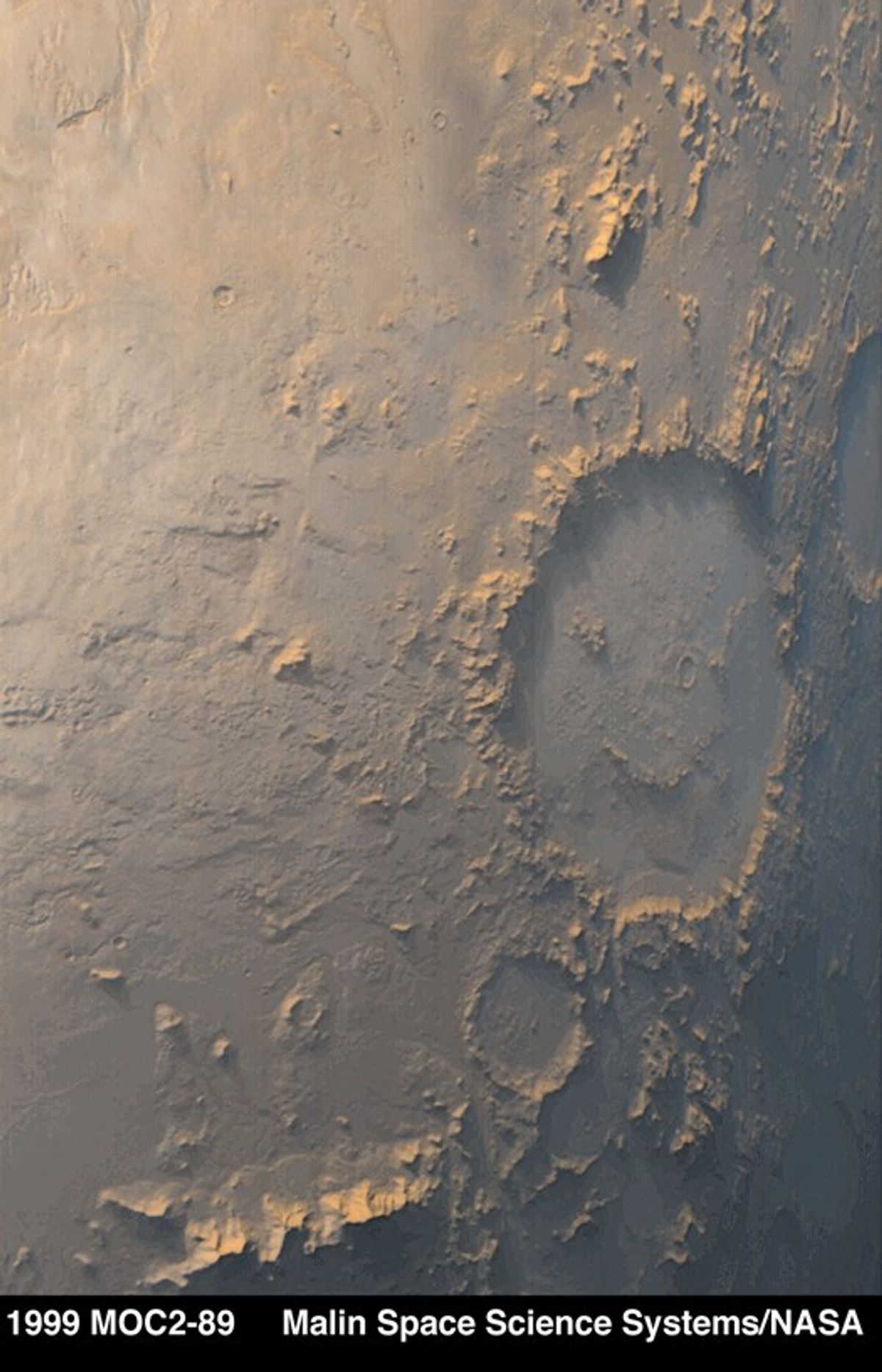 Galle: Happy Face Crater on Mars